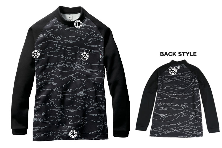 バートル モックネックホットTシャツ 4093