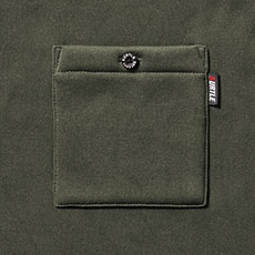 胸ポケット(左・ボタン止め)