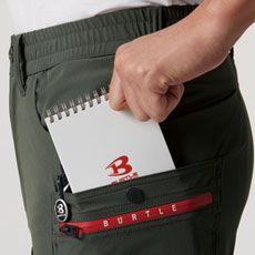 長財布・レベルブック収納左ポケット(ドットボタン止め)