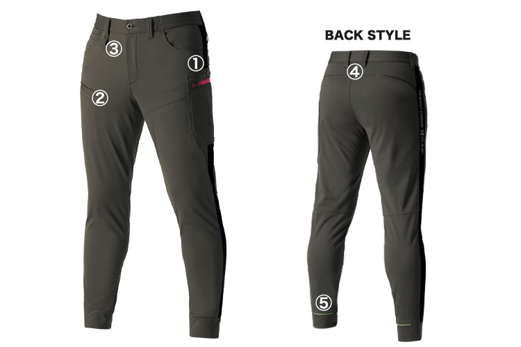 バートル 防風ジョガーパンツ472