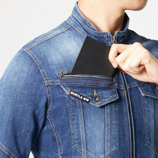 野帳(レベルブック)収納ポケット(右・深さ21cm)