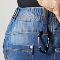 両脇ツインループ、ウエストシャーリング:ゴム仕様