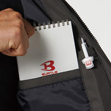 内ポケット(左)、内ペン差し(左)