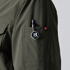 袖ペンポケット