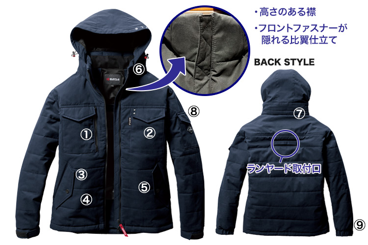 バートル 防寒ジャケット5050