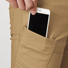 スマートフォン収納ポケット(右)