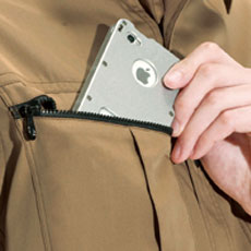 携帯電話収納ポケット