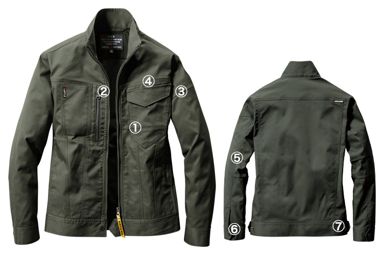 バートル ジャケット6211