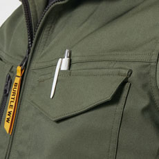 左胸ペンポケット