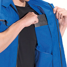 内ポケット(左・マジックテープ止め)