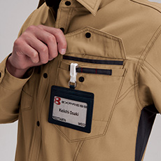 袖ペンポケット（左）