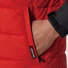 両脇ファスナーポケット、両脇ウォームポケット