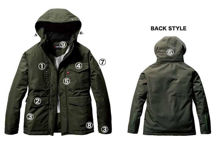 バートル 防水防寒ジャケット7620
