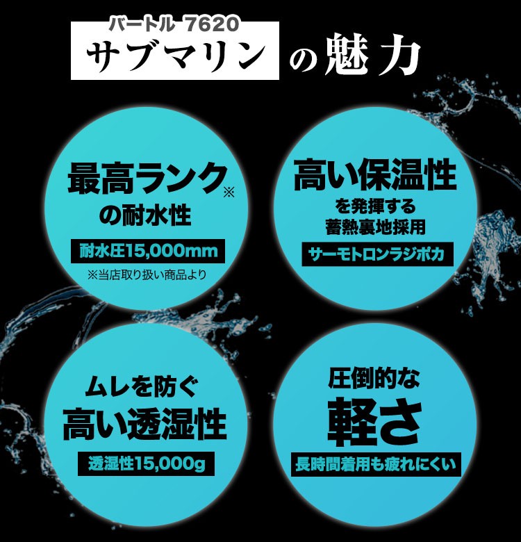 サブマリン 防水防寒ジャケット 7620