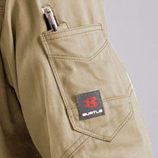 袖ダブルペンポケット(左)