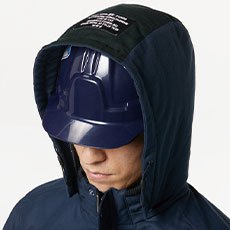 大型フードスピンドル付(ファスナー着脱可)