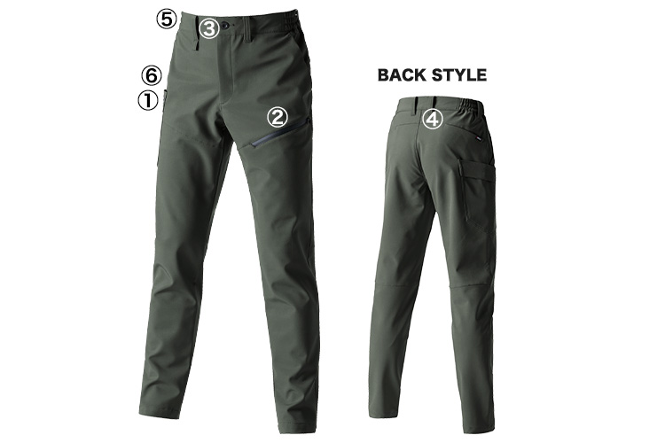 バートル カーゴパンツ822