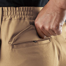 後脇シャーリングゴム仕様