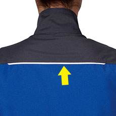 背リフレクターパイピングデザイン