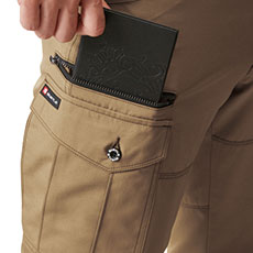 長財布・野帳(レベルブック)収納ポケット(右・深さ23cm)