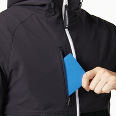 野帳(レベルブック)・Phone収納ファスナーポケット(右)