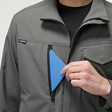 レベルブック・Phone収納ファスナーポケット（右）