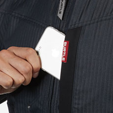 スマートフォン収納ポケット(左)