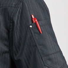 左袖ペンポケット