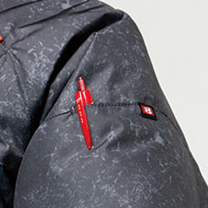 袖ペンポケット