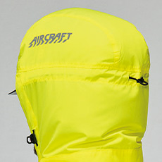 大型フードスピンドル付き(ボタン止め脱着仕様)/フードリフレクタープリント