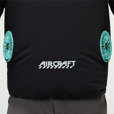 リフレクタープリント、ローバックファン、裾ドローコード