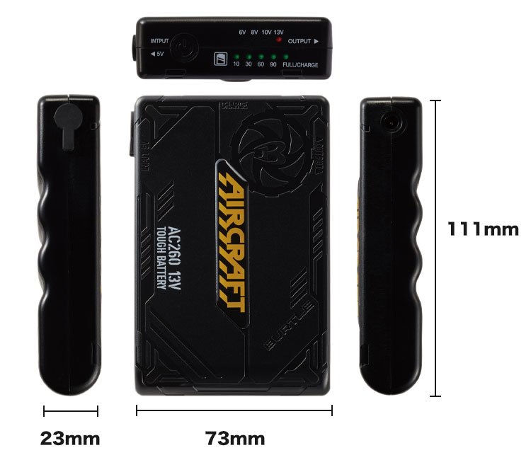 バートル BURTLE バッテリー 13v 260v AC260 空調服 楽天市場】○廃番○☆BURTLE/バートル AC260 AIR CRAFT リチウム