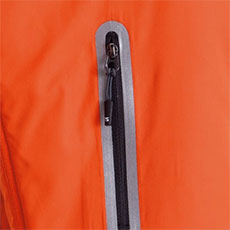 袖ファスナーポケット