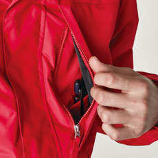 左胸ペン差し付きダブルポケット