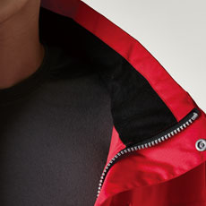 チンガードに起毛トリコット