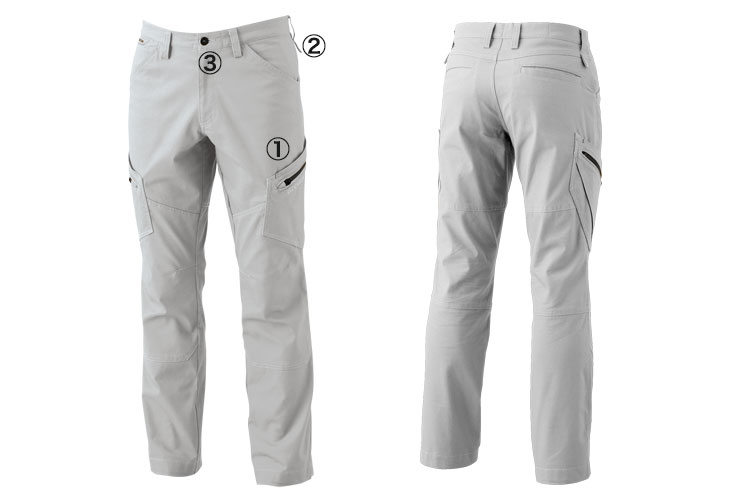 TS DESIGNのおしゃれな制電作業着の商品詳細