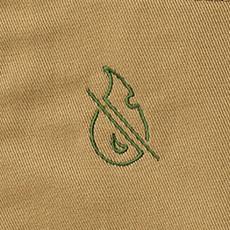 難燃ピクト刺繍