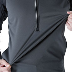 ストレッチ+防風。