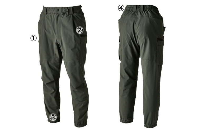 TS DESIGN TS4Dメンズニッカーズワイドカーゴパンツ 08-50344 商品詳細
