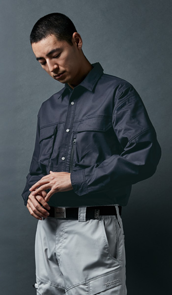 TS DESIGN　TCNライトクロスシャツ 5805