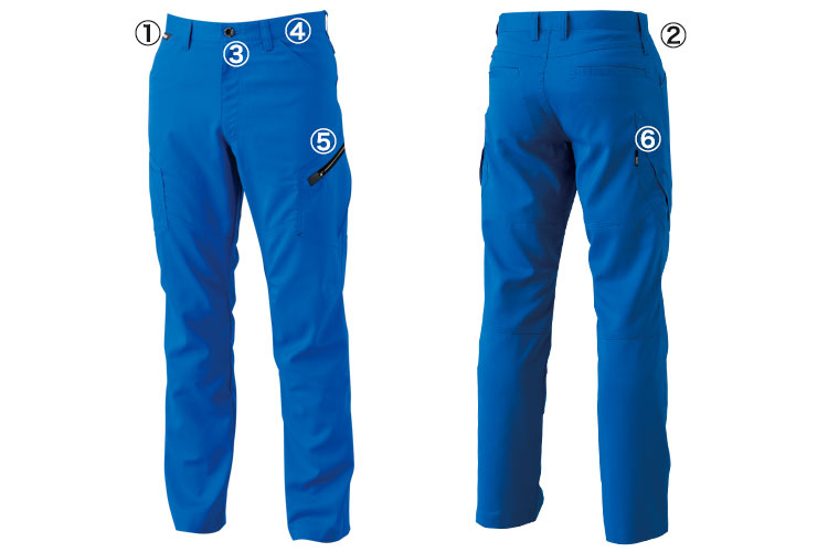 TS DESIGNのおしゃれな制電作業着の商品詳細