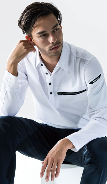 TS DESIGNの春夏用制電ポロシャツ