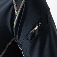 左袖部分マルチスリーブポケット