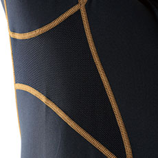 消臭&抗菌テープ(両脇)、脇部分はメッシュ素材