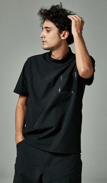 08-83552 TSDELTAモックネックTシャツ