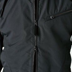 フロントダブルファスナー