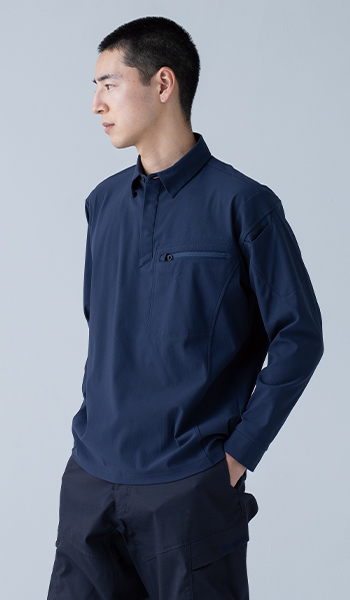 TS DESIGNのTS DEOドライポロシャツ