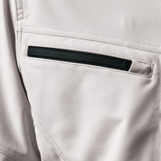 右胸ファスナーポケット