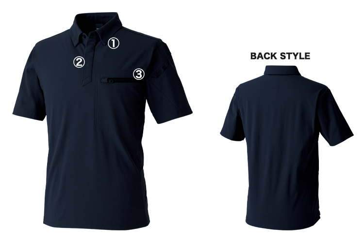 TS DESIGNのおしゃれなTS DEOドライポロ 商品詳細