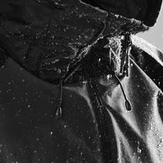 撥水フロントファスナー